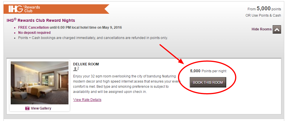 Room rates and packages