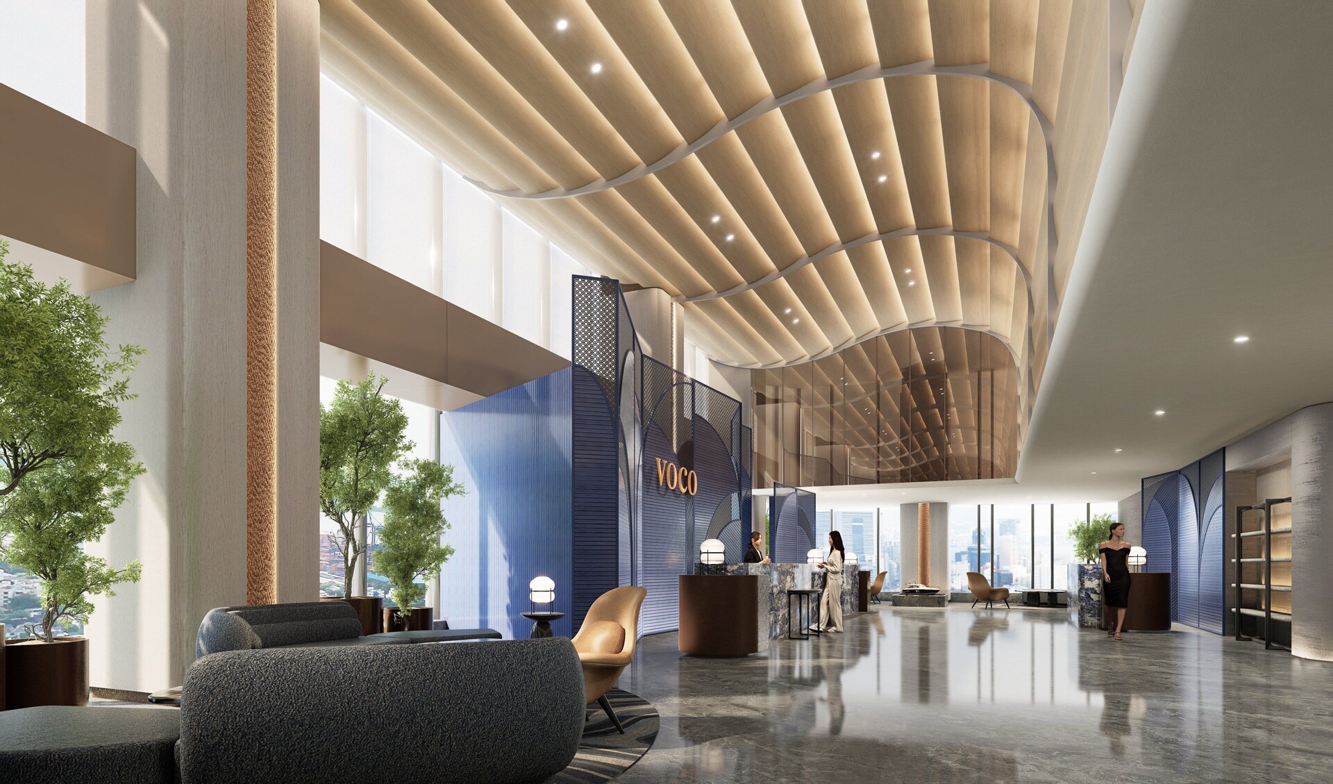 深圳福田新酒店 voco Suites Shenzhen Huanggang 酒店環境