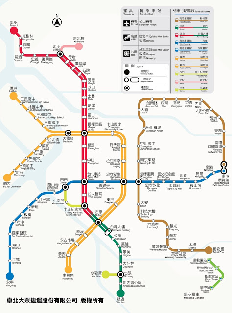 台北捷運路線圖