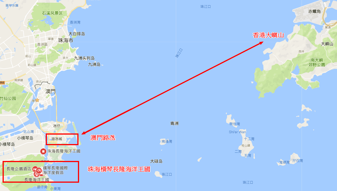 珠海橫琴長隆海洋 - Google 地圖