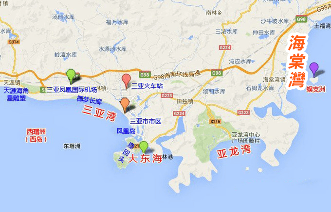 sanya-map