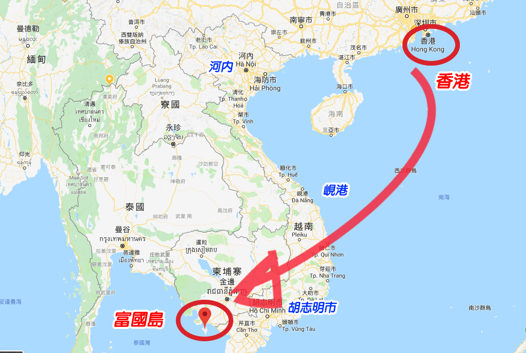 富國島地圖