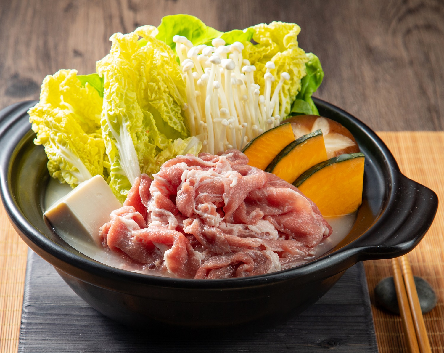 Japanese Kurobuta Pork Sabu-sabu 日式極黑豚鍋